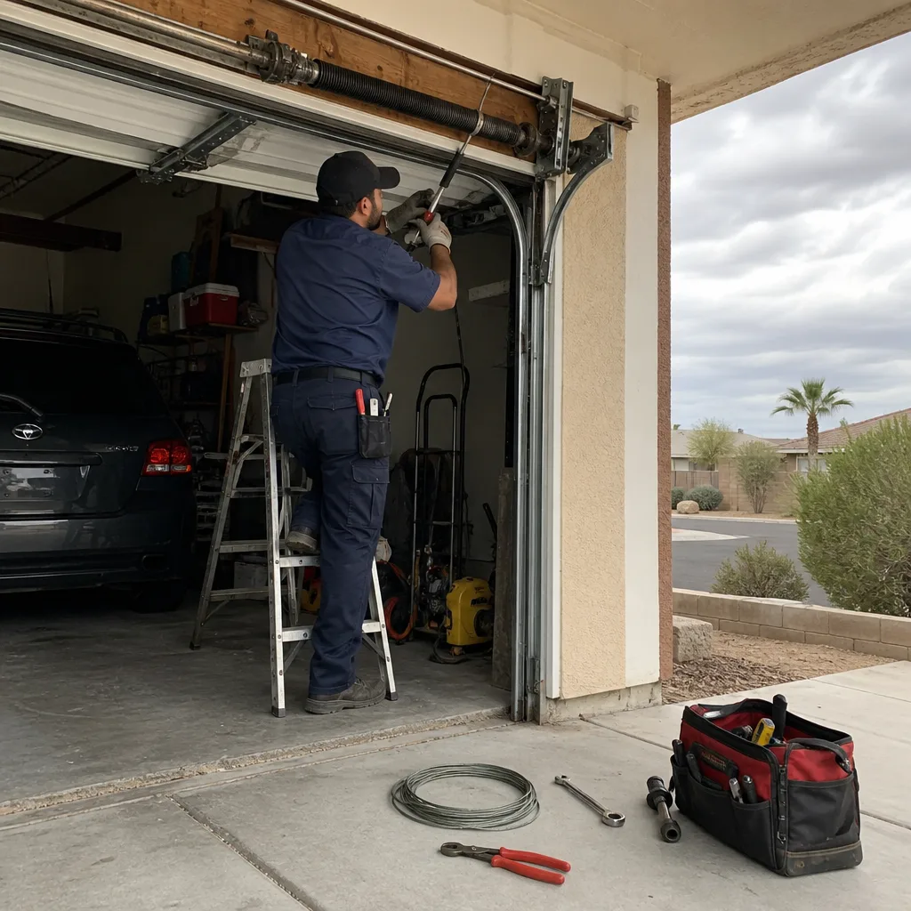 Garage Door Cable Repair in Green Valley